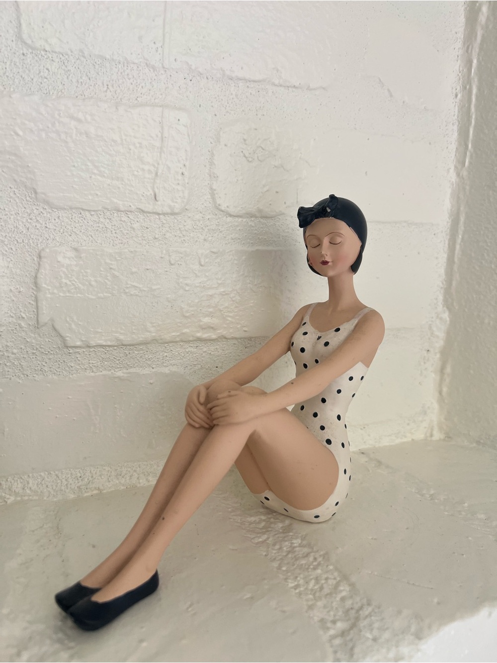 Vintage Polka Dot Bathing Beauty
